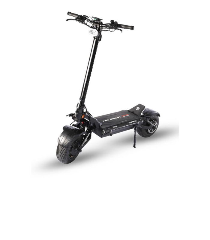 Trottinette électrique avec double moteur Teverun Fighter 7260R 8000 W Noir